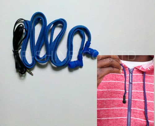 Hoodie Built_In MP3 Headphone Buds Pullover Sweatshirt washa